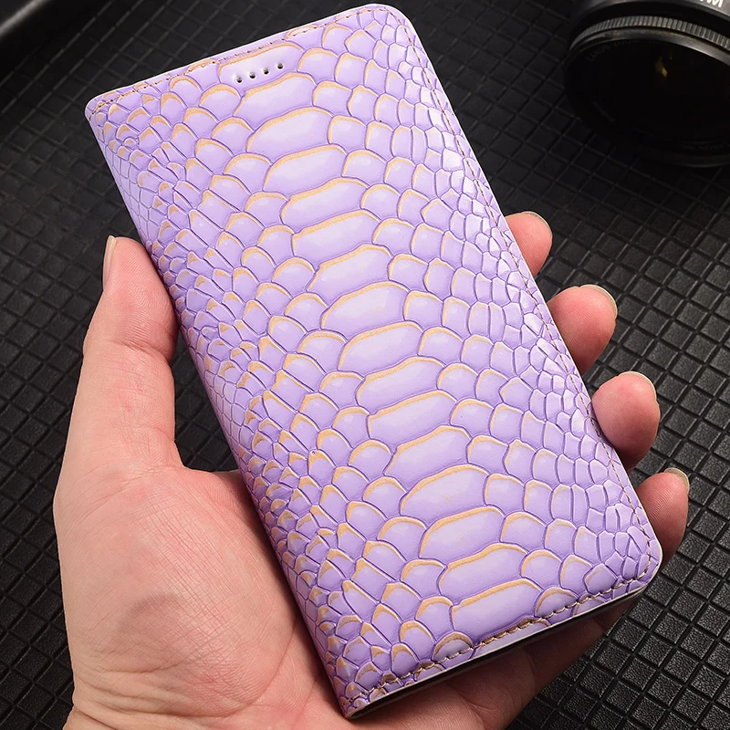 For Xiaomi Mi 8 9 10 10S 10T 11 11T 12 12T 13T 14 Pro 13 Lite UItra Case Python patterned flip phone case protective case