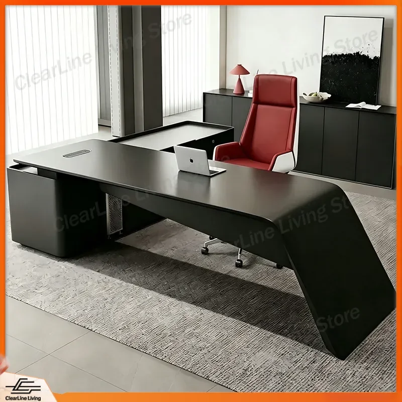 for Shengli Modern Executive Desk and Chair Set Simple Large Office Manager Table Boss Workstation for Cross Border Business
