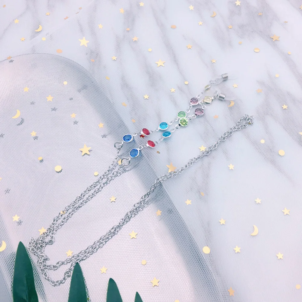 

Eyeglass Chain Colorful Glass Handmade Design For Sunglasses Eyewear Retainer Strap Glasses Holder Lanyard For Running