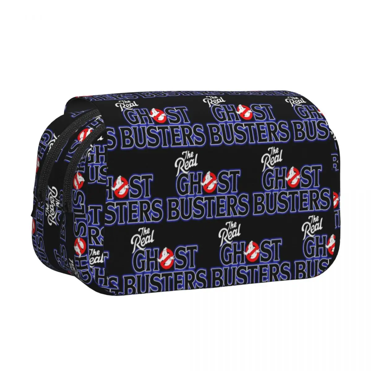The GhostBusters Logo Pattern Pencil Case Pen Holder Hard Shell Leather Large Storage Pen Box Pencil Bag for Boys Girls School