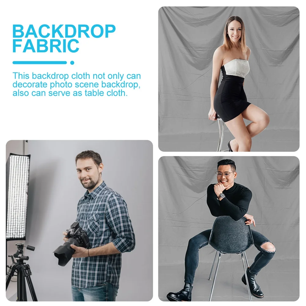 

Photography Background Cloth 2.7X3M Light Absorbing Backdrop Fabric For Studio Wall Decor Photo Props Video Shooting