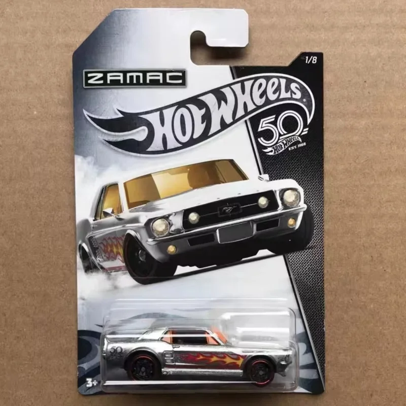 W magazynie Oryginalne Hot Wheels 50. rocznica Alloy Collector Edition Małe samochody 23 Platinum 2018 Series Kolekcja Prezenty świąteczne