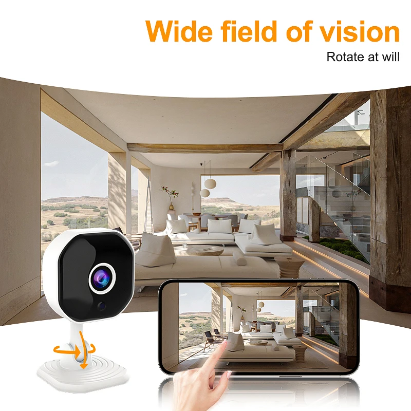 كاميرا واي فاي لاسلكية داخلية 1080P HD كاميرا مراقبة لاسلكية خارجية لأمن المنزل للرؤية الليلية كاميرا IP كاميرا CCTV