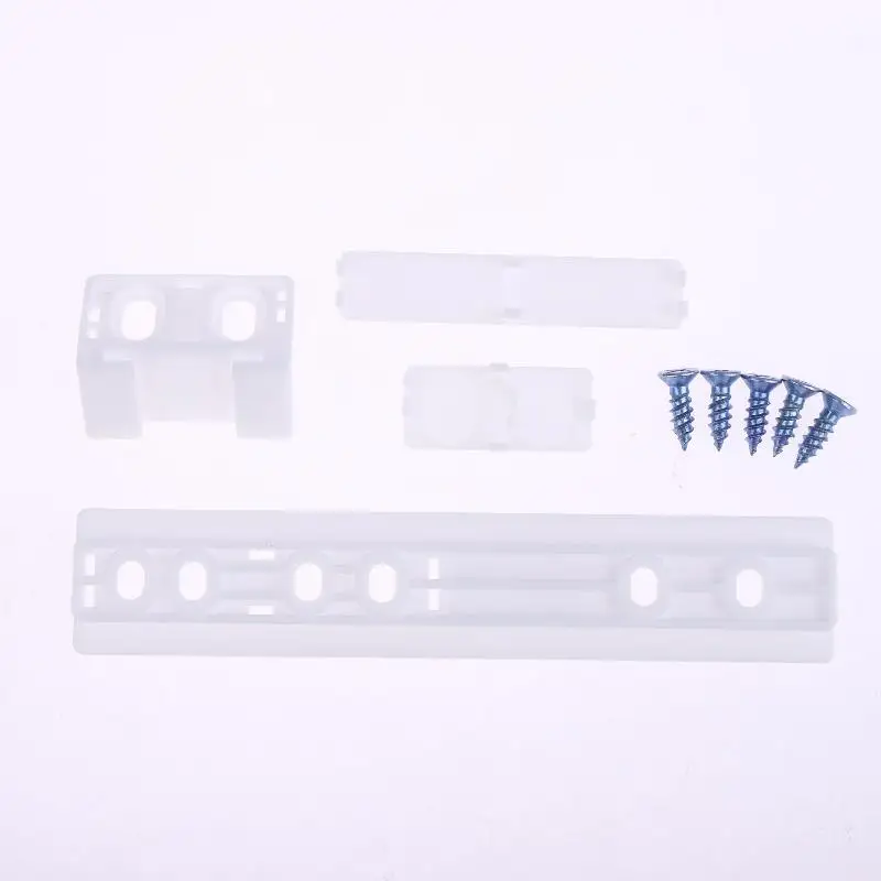 (.) 1Set Refrigerator Door Sliding Guide For Electrolux/Siemens/ Built-in Fridge Door Slide Rail Mounting Kit