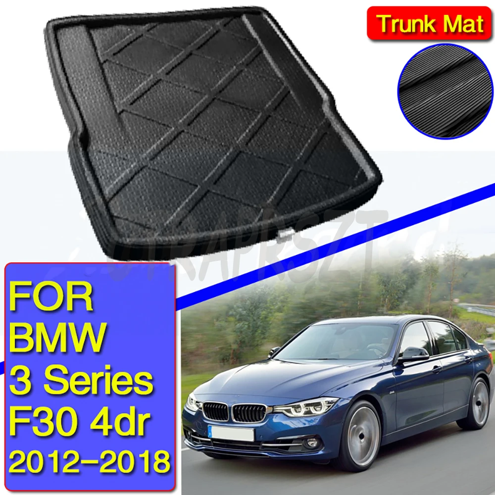 

Car Boot Mats For BMW 3 Series F30 Sedan Saloon 2012 - 2018 Carpet Muds Car Trunk Mats Storage Pads Auto Interior Accessories