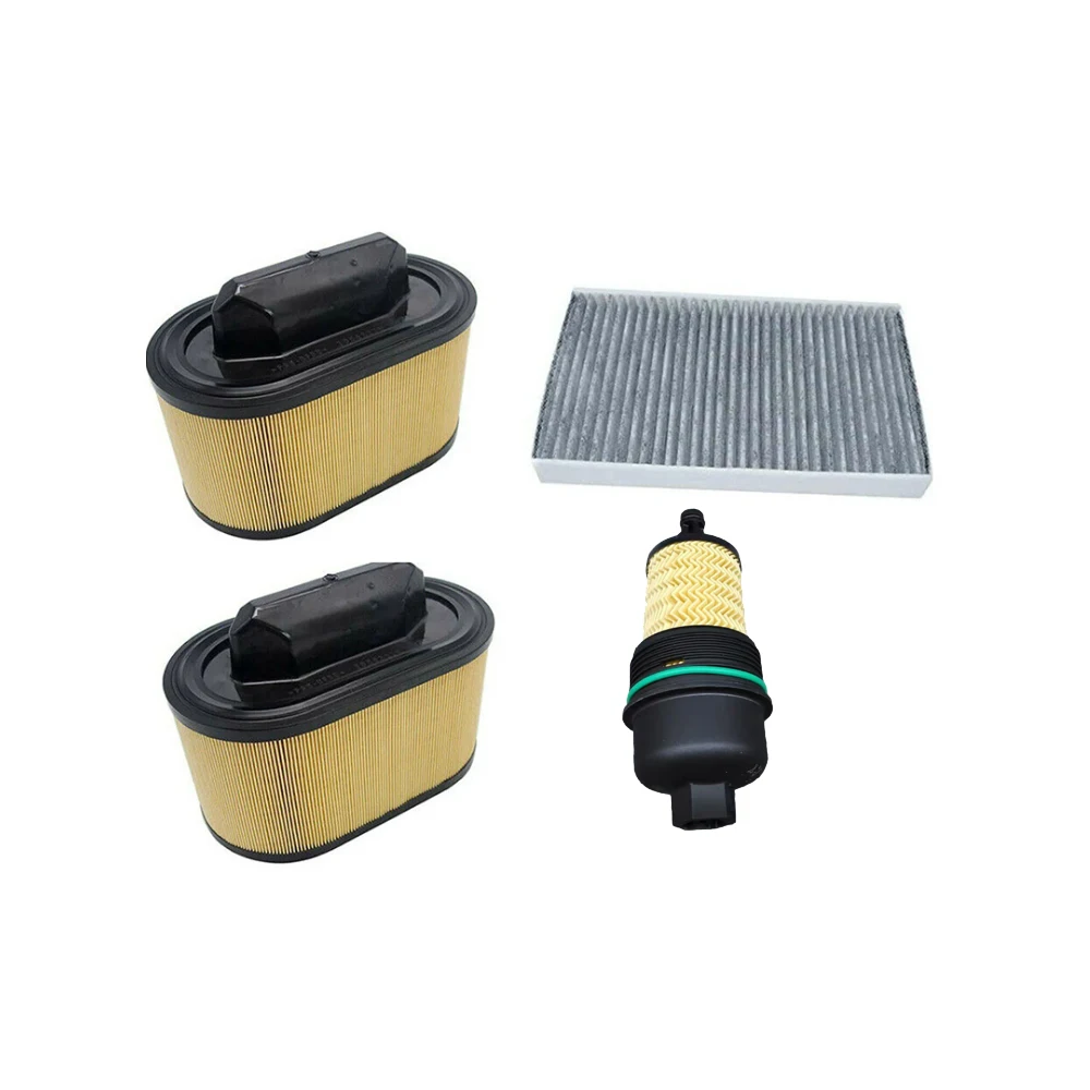 

670005021 670001545 000298939 Air Filter Kit For Maserati 2014-2019 Ghibli Levante V6 Quattroporte 3.0L Replace LX2966 000311401