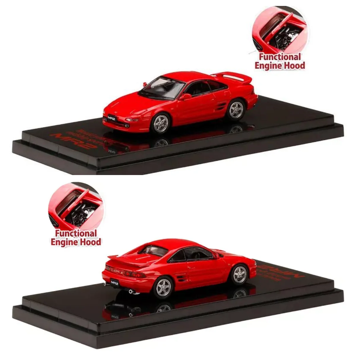 Hobby Japan 1/64 MR2 SW20 GT-S Customized Version Red Diecast Model Car Collection Limited Edition Hobby Toys