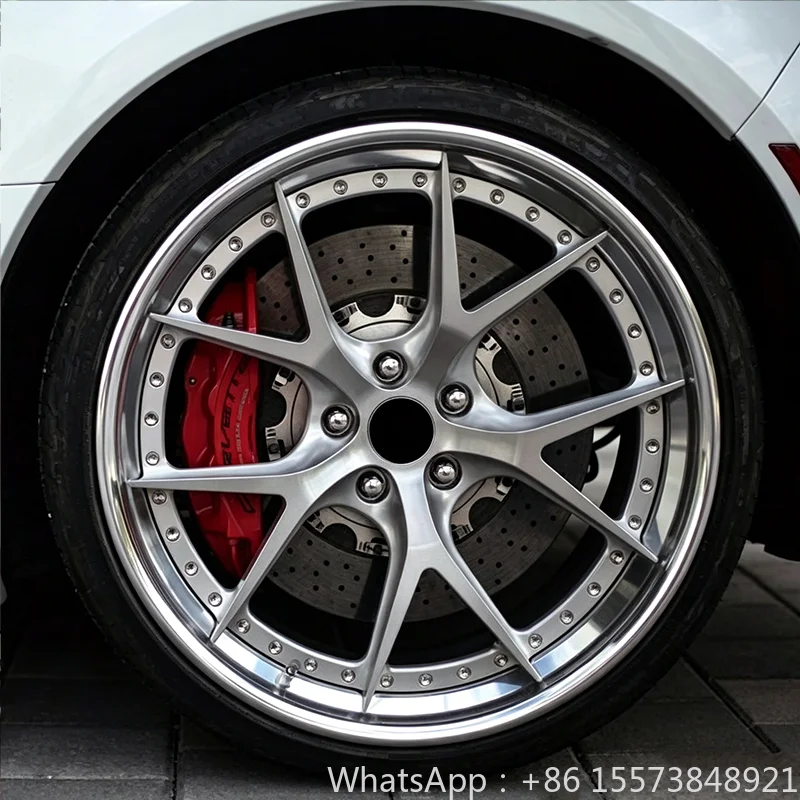 Luxury Custom 2piece T6061 Aluminum Forged Wheels19 20 21 Inch 5*112 5*120 5*130 5*114.3 5*108 Deep Lip for F30 G20 Taycan 350Z