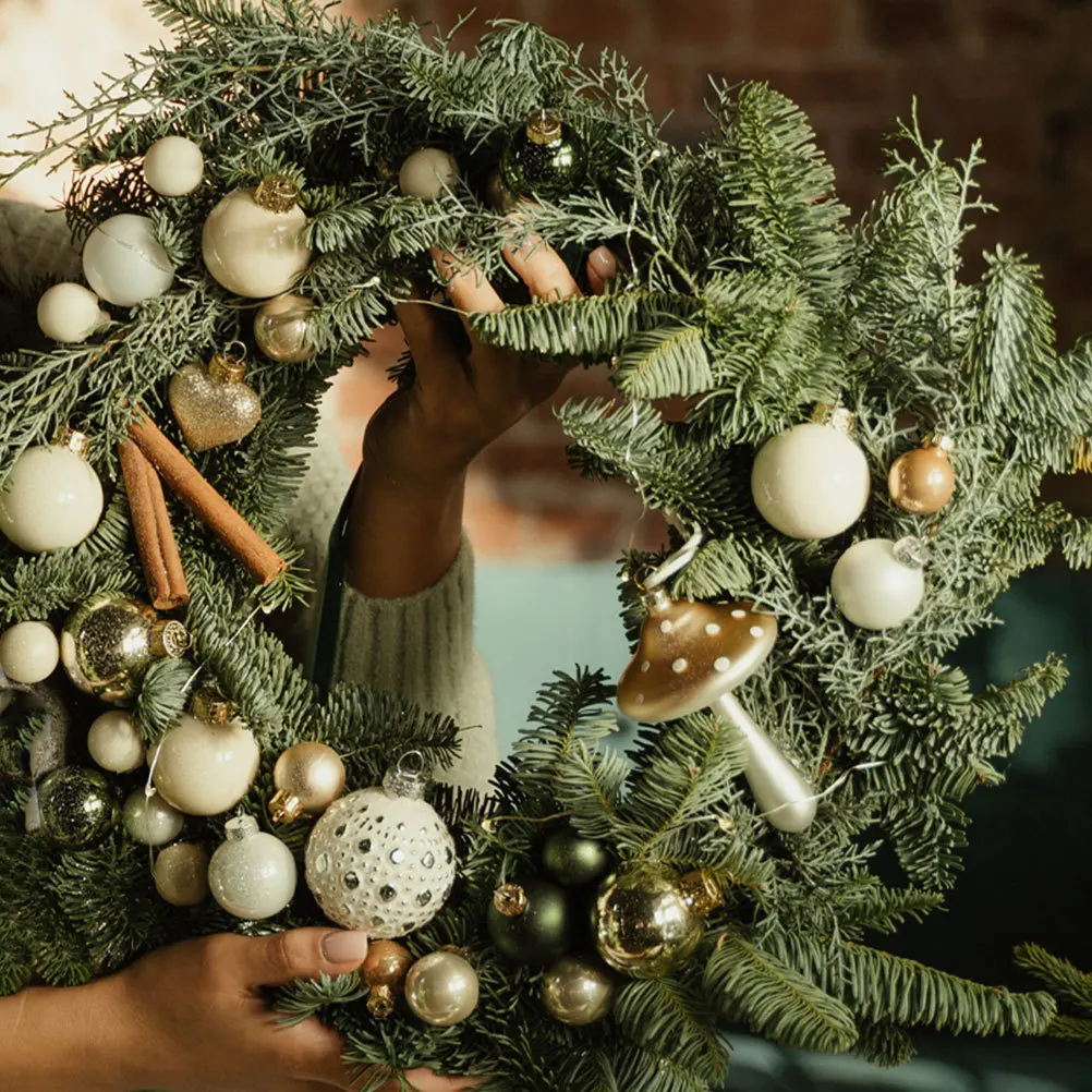 

1pc Metal Flower Wreath Frame Round Iron Wreath Ring For Diy Floral Arranging Craft Projects Hanging Holder Garland Decor