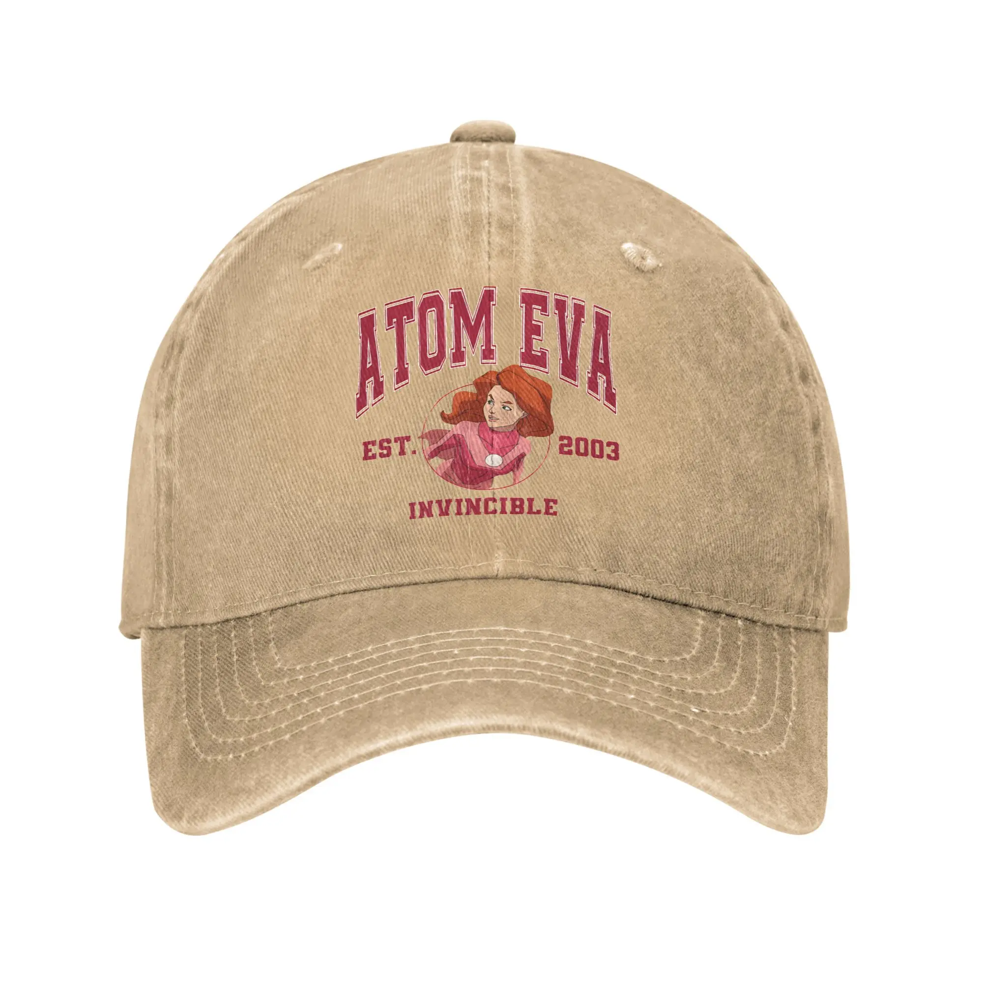retro-invencivel-atomo-eve-bones-de-beisebol-angustiado-denim-lavado-chapeus-bone-vintage-ao-ar-livre-verao-ajuste-ajustavel-snapback-bone
