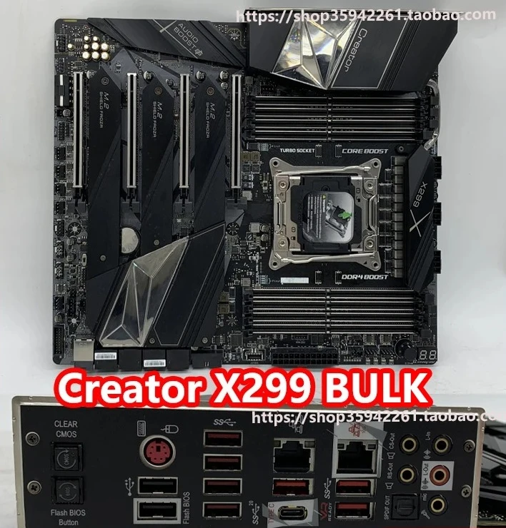 Used For MSI MEG Creator X299 BULK PRO CREATION S01A 10G 2066 main board