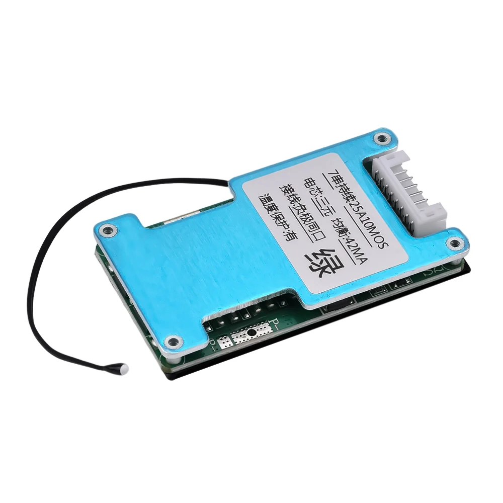 Lithium battery protection board 7S 24V 15A 20A 25A with balanced temperature protection