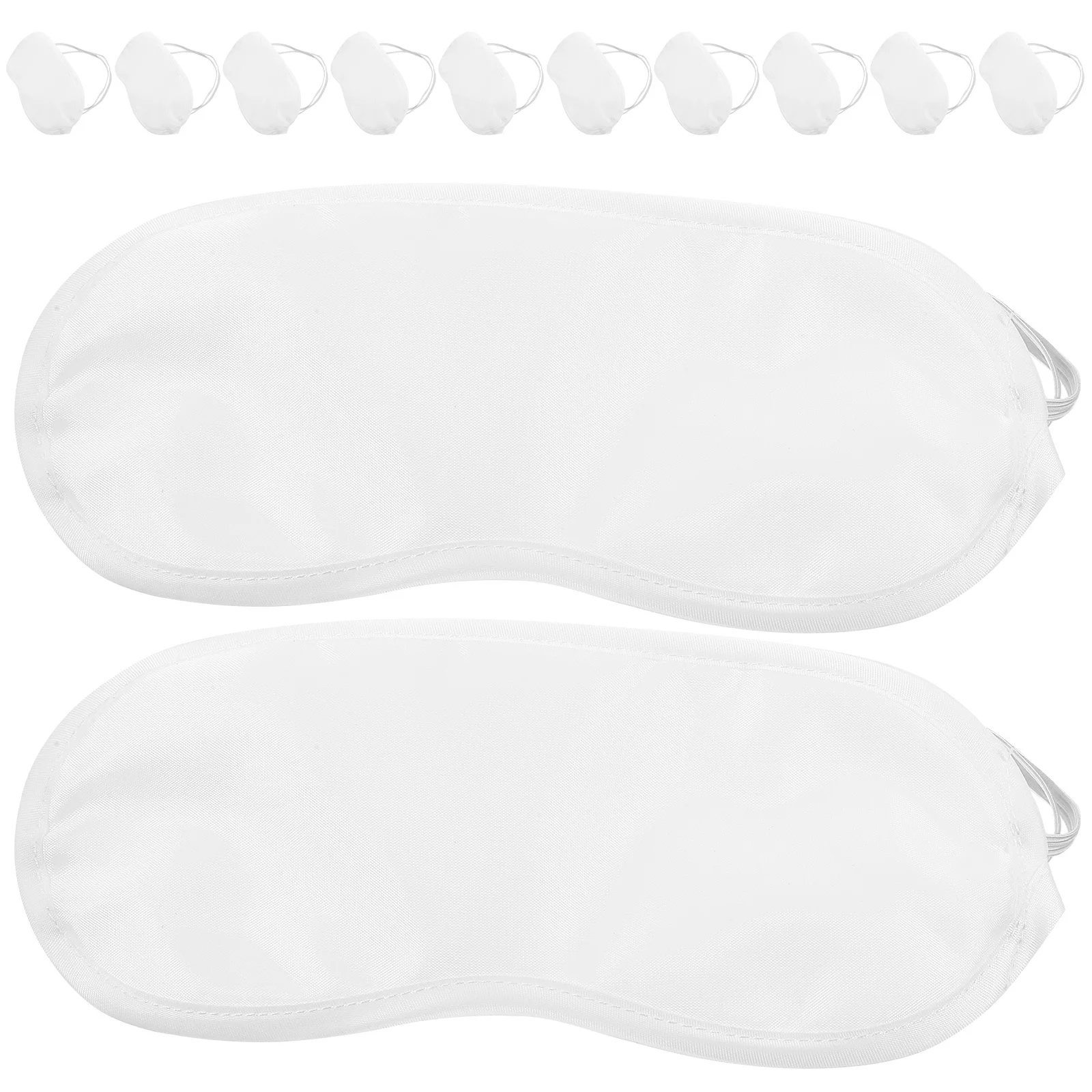 12 قطعة من أقنعة العين للاستعمال مرة واحدة، أغطية عين مريحة أثناء السفر والنوم، خفيفة الوزن ومسامية، ألعاب المكتب المنزلي معصوب العينين