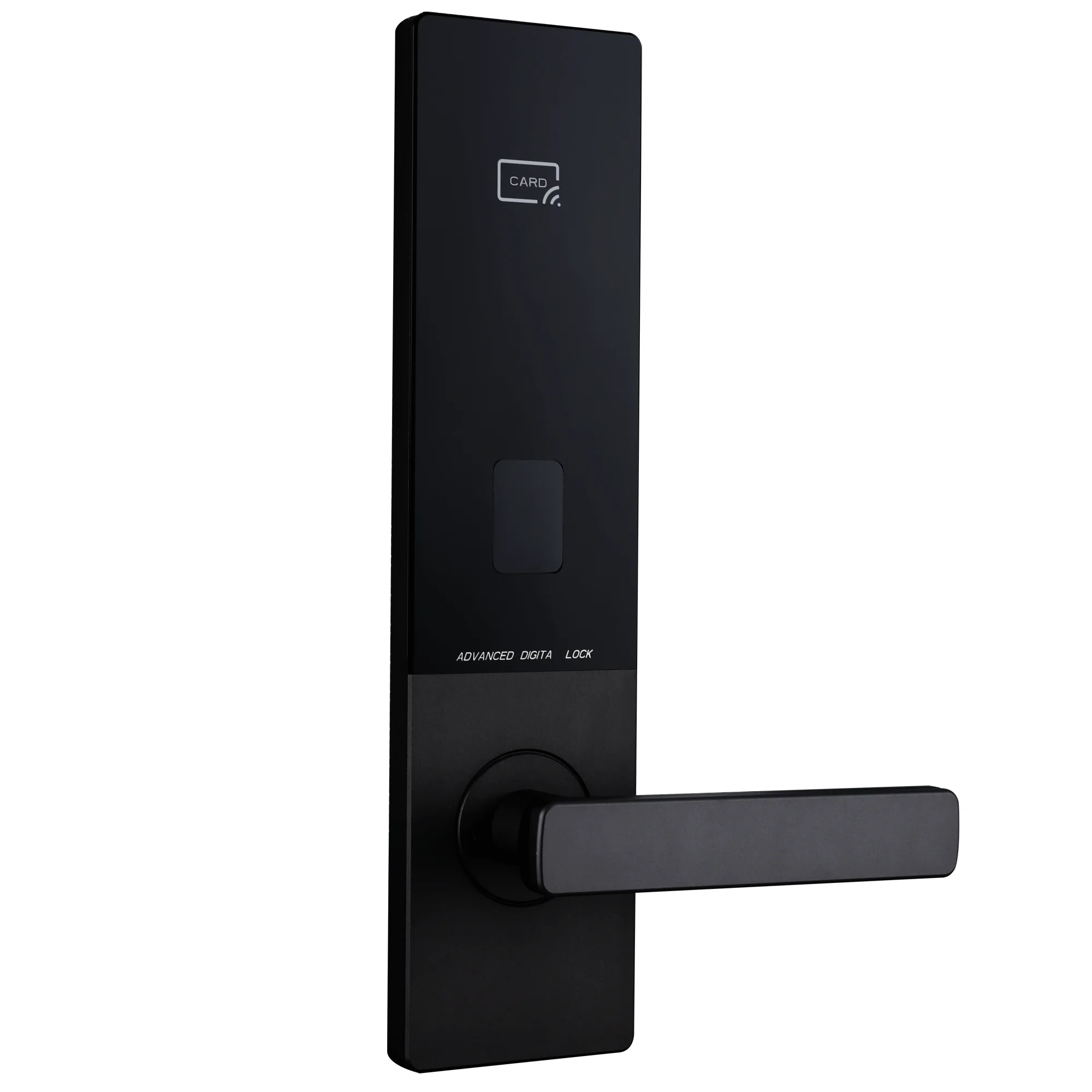 Safe RF card electronic keyless door lock, equipped with hotel front door management system software