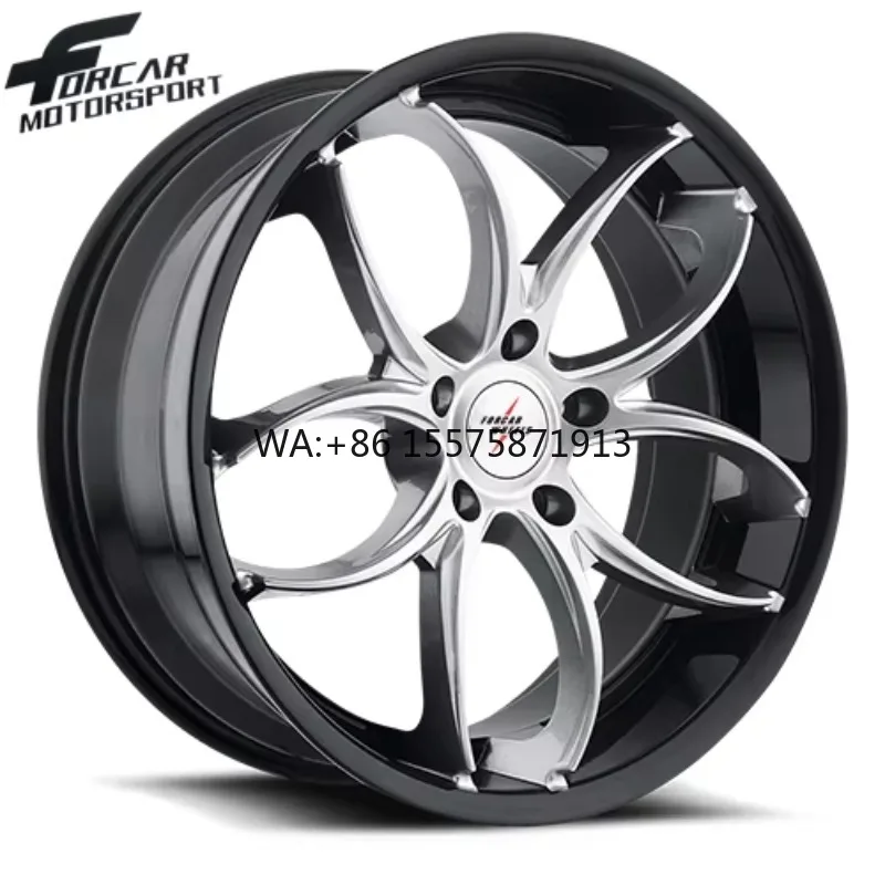 

Gloss Black Barrel Luxury Aftermarket High Quality One Piece 19 20 21 Inch 5x112 Customized Forged Rims