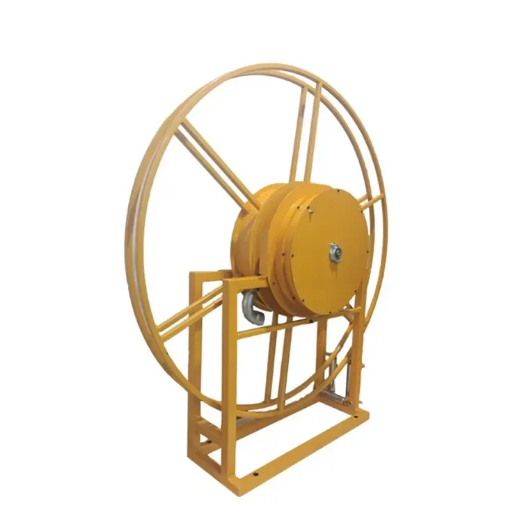 Large Pipe Reel Heavy Duty Ultra High Voltage Electric Hose Reel Manufacturer Automatic Retractable Metal Pipe Reel Customized