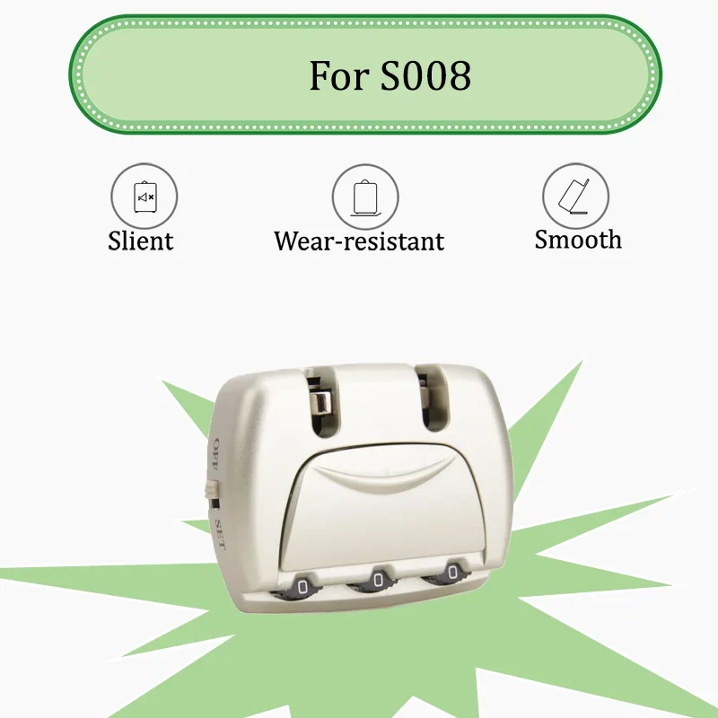 

For S008 Luggage Locking Mechanism Combination Lock Accessory Trolley Suitcase Zipper Lock Head Easy Installation
