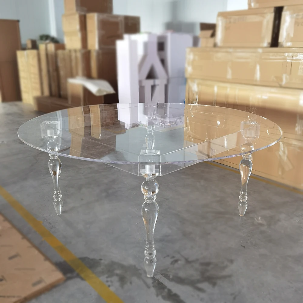 Modern Newest Ideas Design Acrylic Wedding Dinning Table Cake Table For Wedding Events Decoration