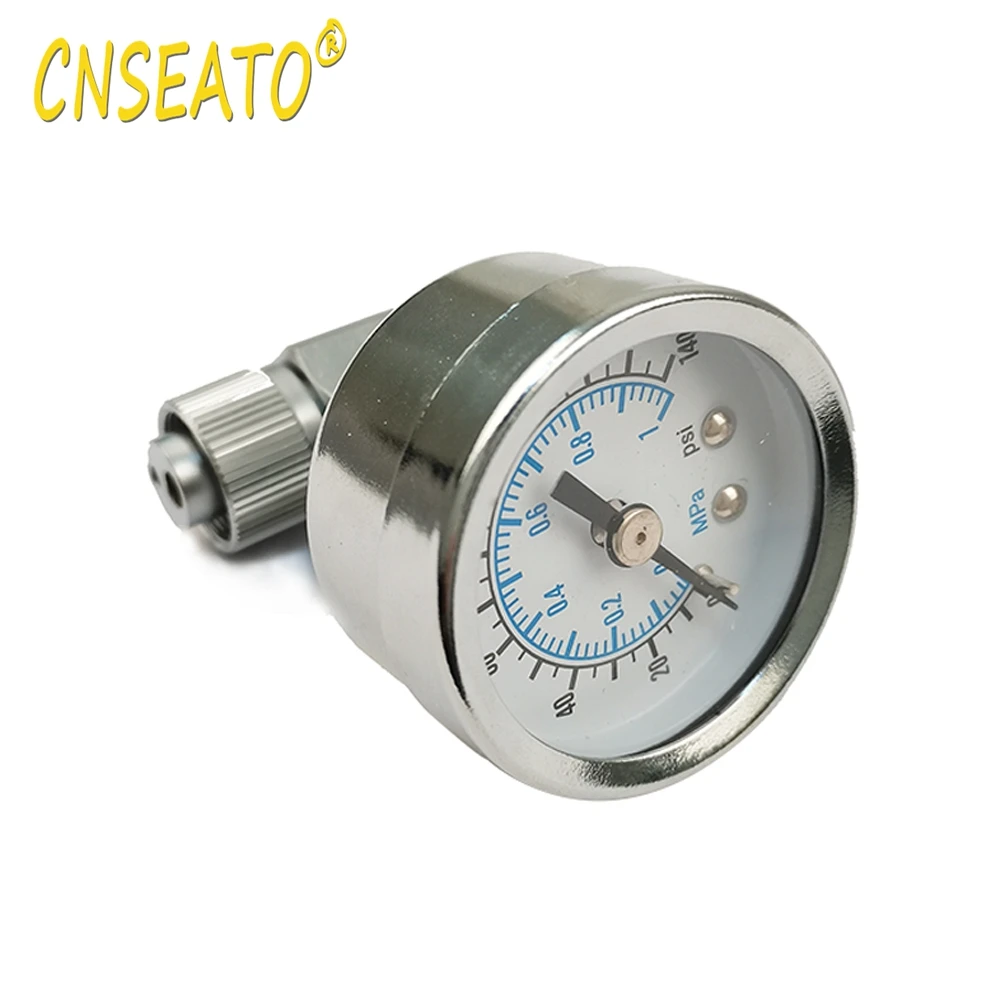 Dental Turbine Pressure Gauge Test High Low Speed Handpiece Air Dentistry Manometer Meter 2 4 Hole Lab Chair Unit Measuring Tool