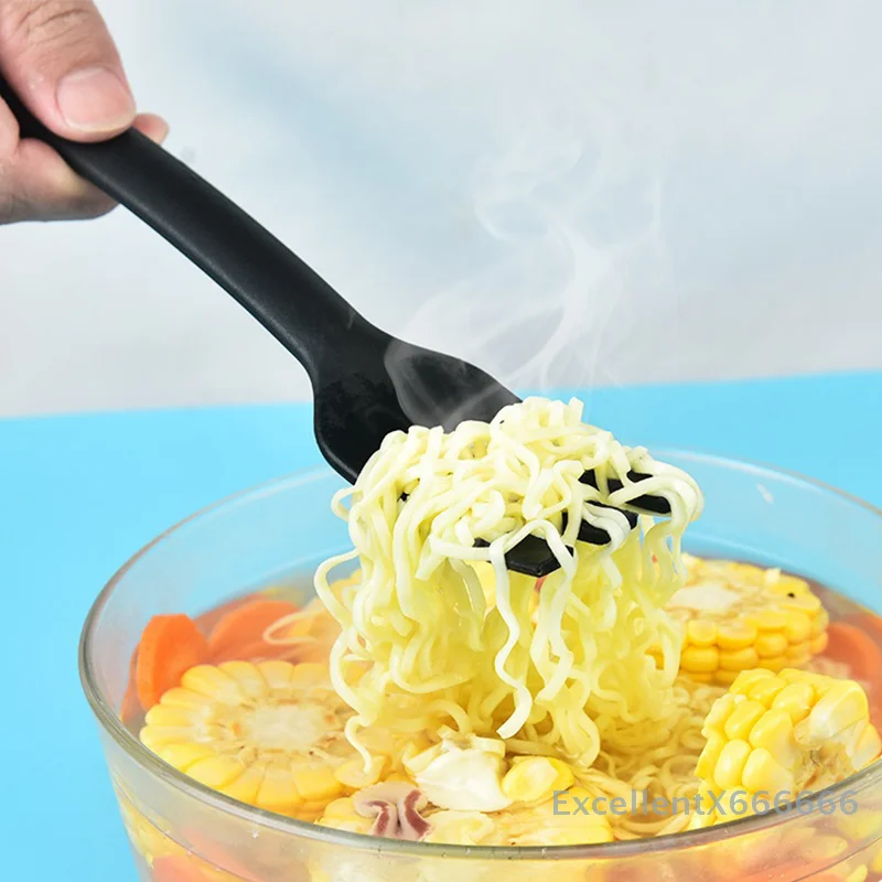 

Nylon Utensils Set for Cooking Kitchen Cutlery Spoons Kit with Spatula Portable Camping Plastic Slotted Flatware Tableware