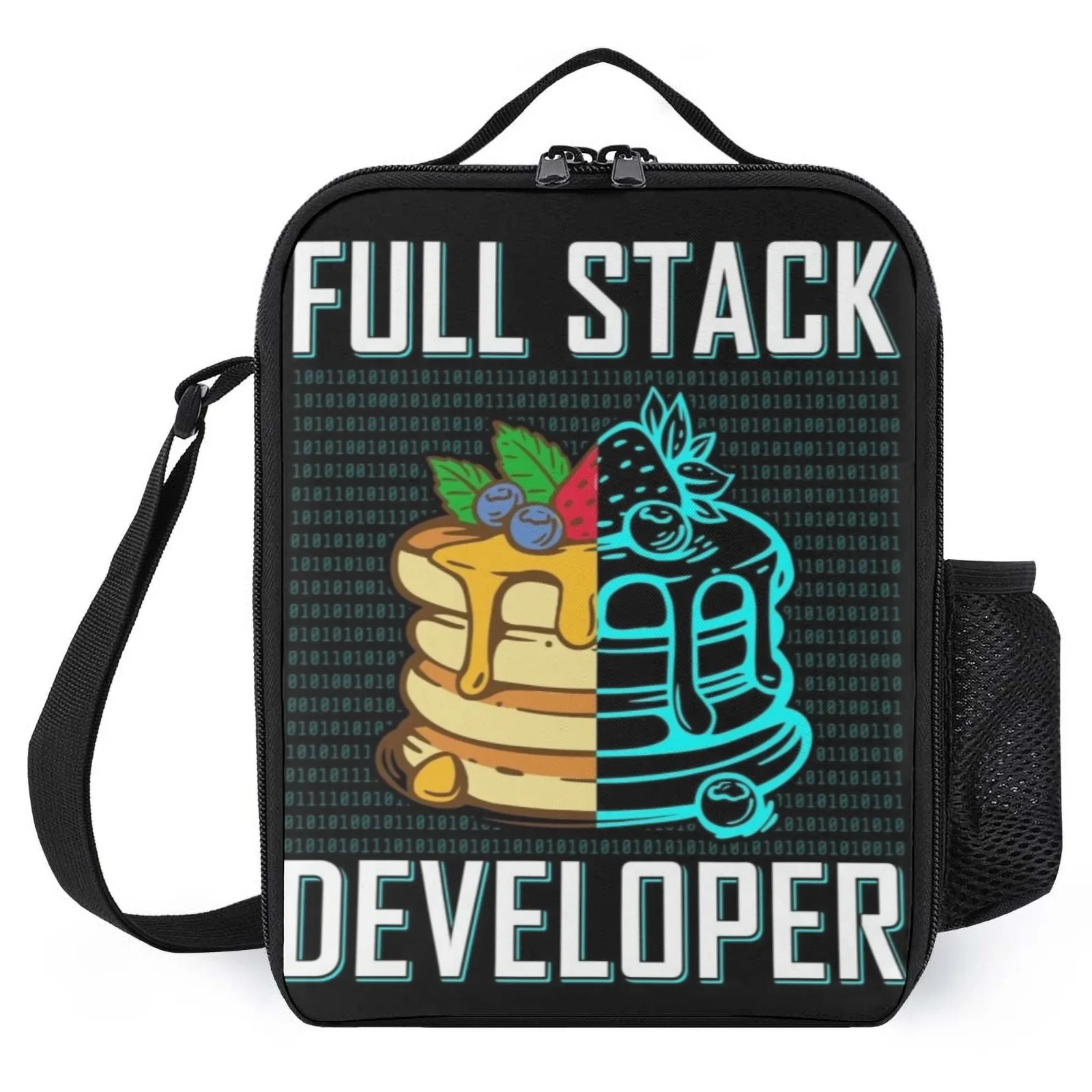 

Funny Programming Computer Bolsas Printed Lunch Bag Thermal Kids Lunch Boxes For Food Insulation Lunch Box Bag