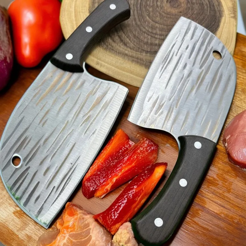 Utility Knife Meat Cleaver Chopping Vegetables Chicken Fish Filleting Kitchen Knives Wood Handle Butcher Boning Knife Chef Tools