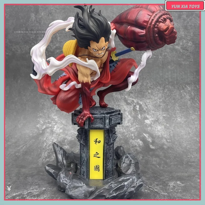 

30 см аниме One Piece Gk Gear 4 Луффи ПВХ фигурка Коллекционная модель фигурка игра статуя куклы игрушки подарки