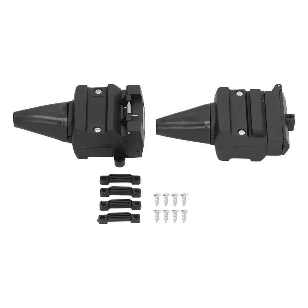 

Flat Plug Design 12 Pin Flat Towing Plug Socket Set 12V Power 12 Pin Flat Socket Set Trailer Connector Vehicle Connections