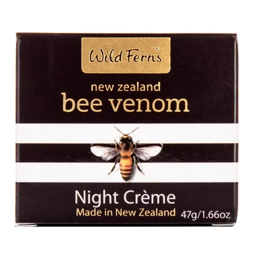 NewZealand Parrs Manuka Honey Bee Venom Night Cream 47g Moisturizing Firming Smoothing Anti-wrinkle Shrinking Pores Skin Care