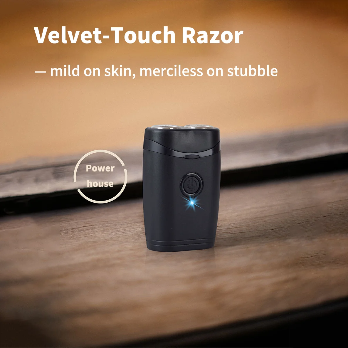 

Electric Shaver for men 2 Floating Head Portable Waterproof Razor Shavers USB Rechargeable Shaving Machine