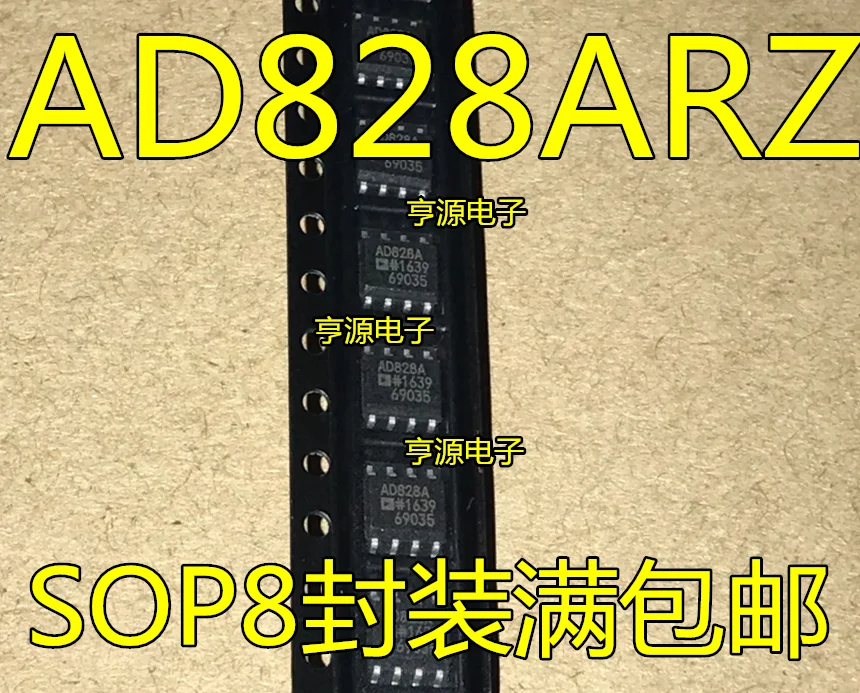 

10pcs original new AD828 AD828A AD828ARZ SOP8 standard dual op amp chip