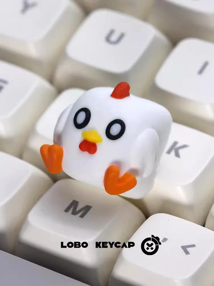 Creative 3D cartoon anime Palworld keycaps, resin gifts, stress relieving decorations, mechanical keyboard keys