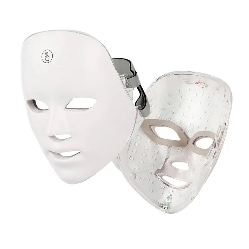 LED Facial Beauty Mask, Photon Light, Rejuvenescimento da pele, Anti Acne Therapy, Remoção de rugas, Cuidados com a pele