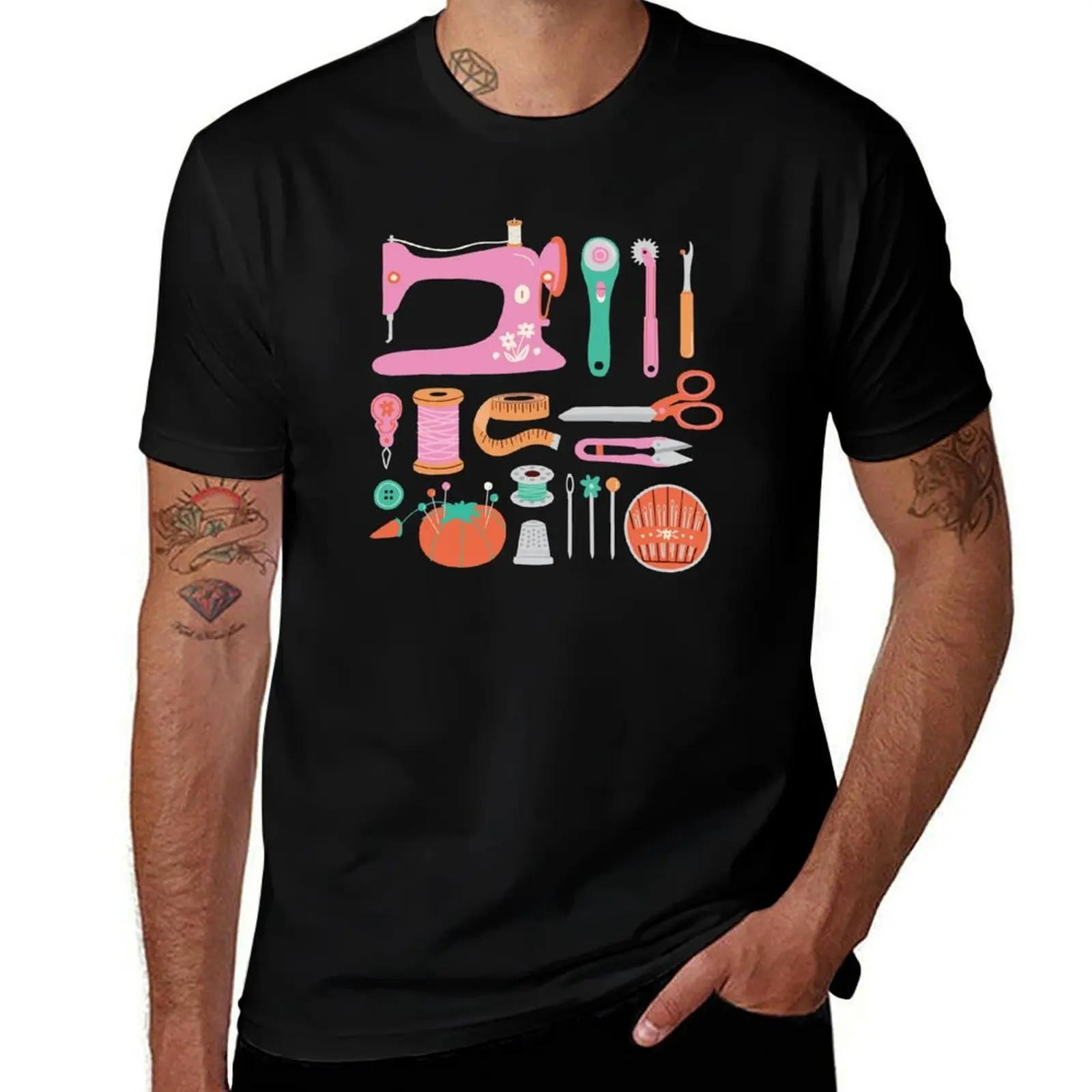Sewing Notions T-Shirt Thanksgiving Day Tee Top T-Shirt