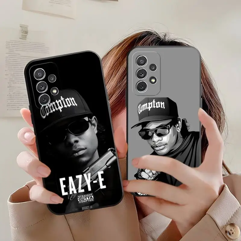 Eazy E NWA Legendary Rapper Phone Case Funda For Samsung S20 Lite S22 S30 Ultra S21 Fe S9 S10 E Plus Shockproof Back Cover