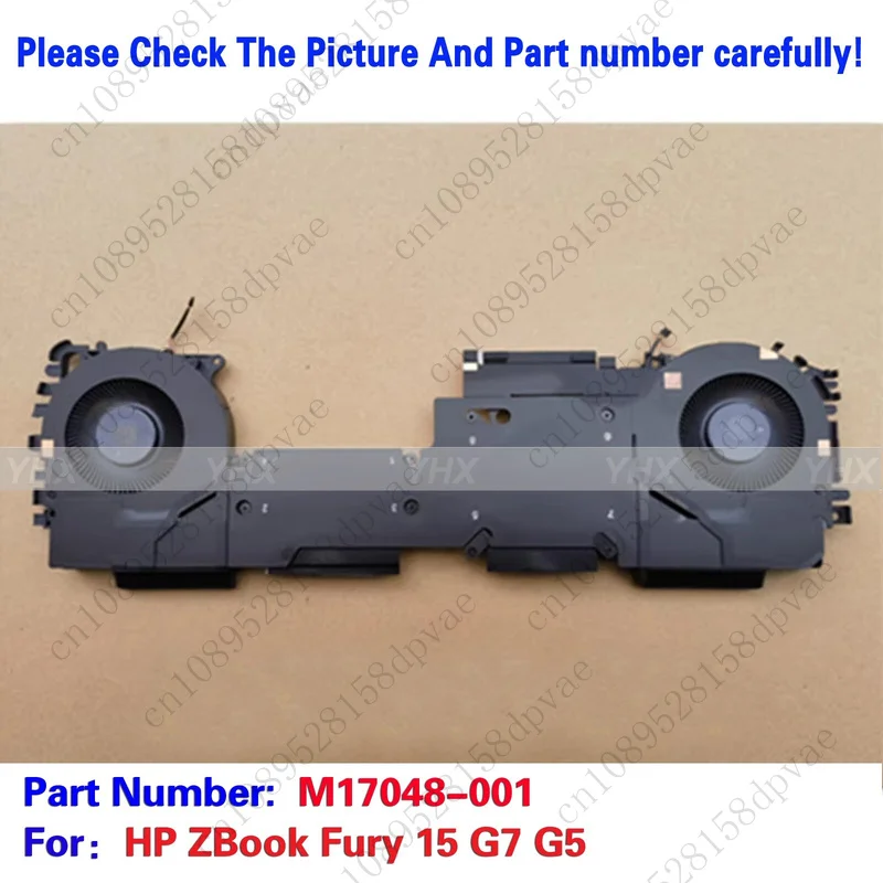 

GYX New For HP ZBook Fury 15 G7 G5 COOLING FAN HEATSINK M17048-001