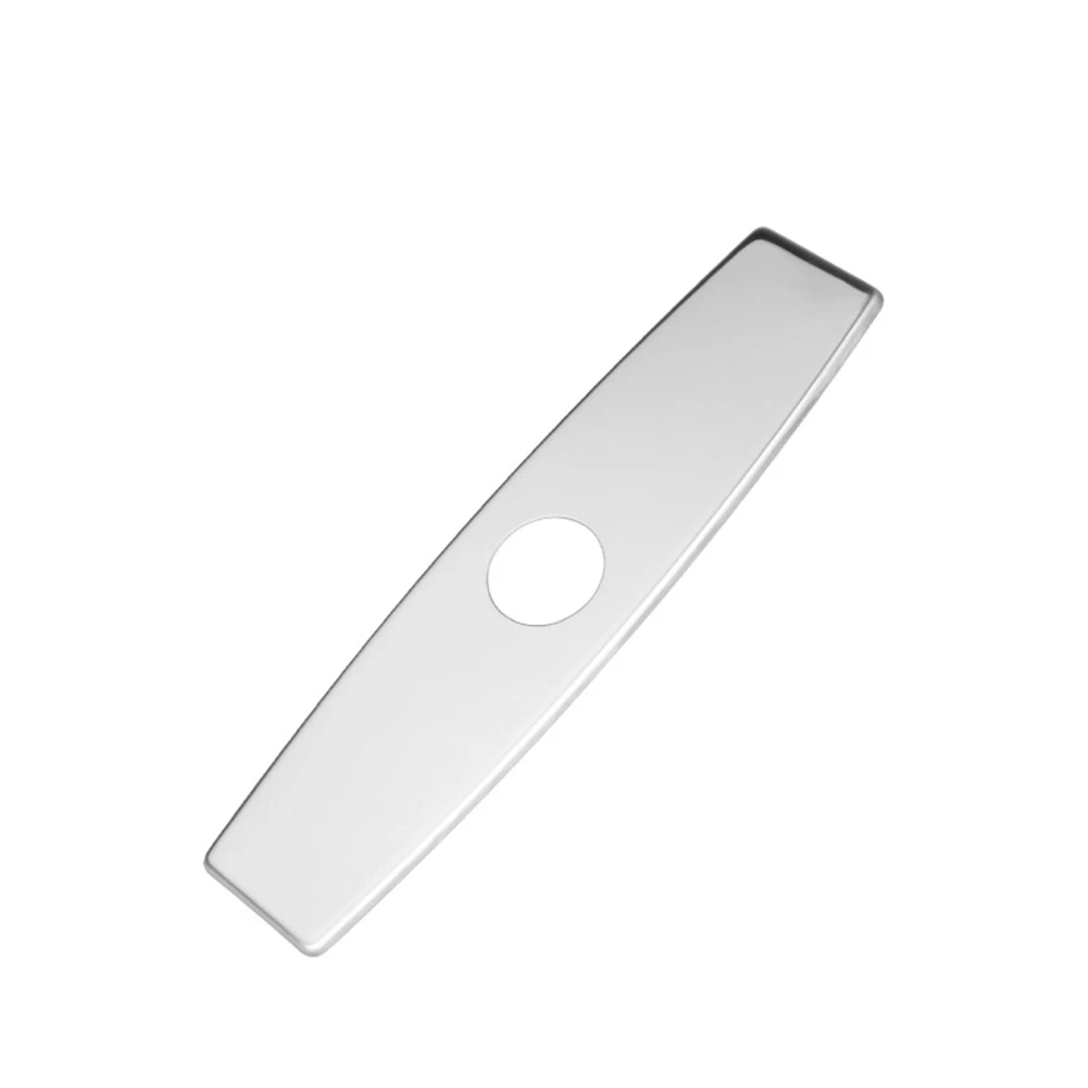 10 inch Stainless Steel Sink Deck Plate Cover for Bathroom Faucet Mounting Compatible with Standard Single Hole Systems