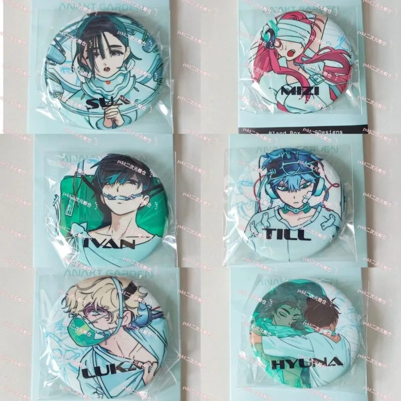 6Pcs/Set Manga Operating Room Alien Stage Mizi Sua Ivan Till Hyuna Luka 58mm badge Brooch Pin Cosplay Badge Decoration gift