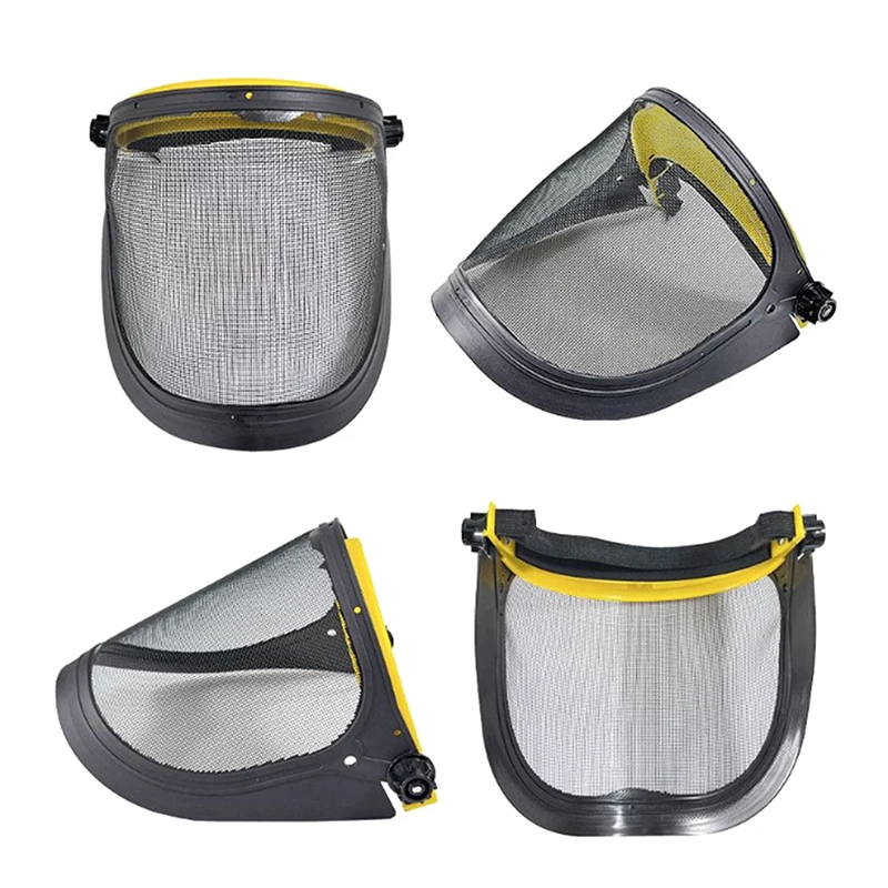 1PC Chainsaw Helmet Protector Forestry Safe Face Shield Chainsaw Safe Hard Hats Protective Face Shield For Logging Brush Cutter