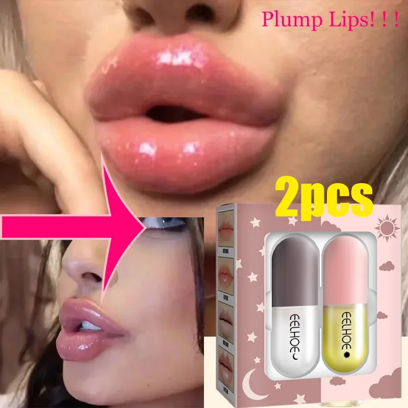 

Lasting Lip Plumper Serum Increase Lips Elasticity Instant Volumising Oils Reduce Fine Lines Moisturizing Nourish Sexy Lip Care