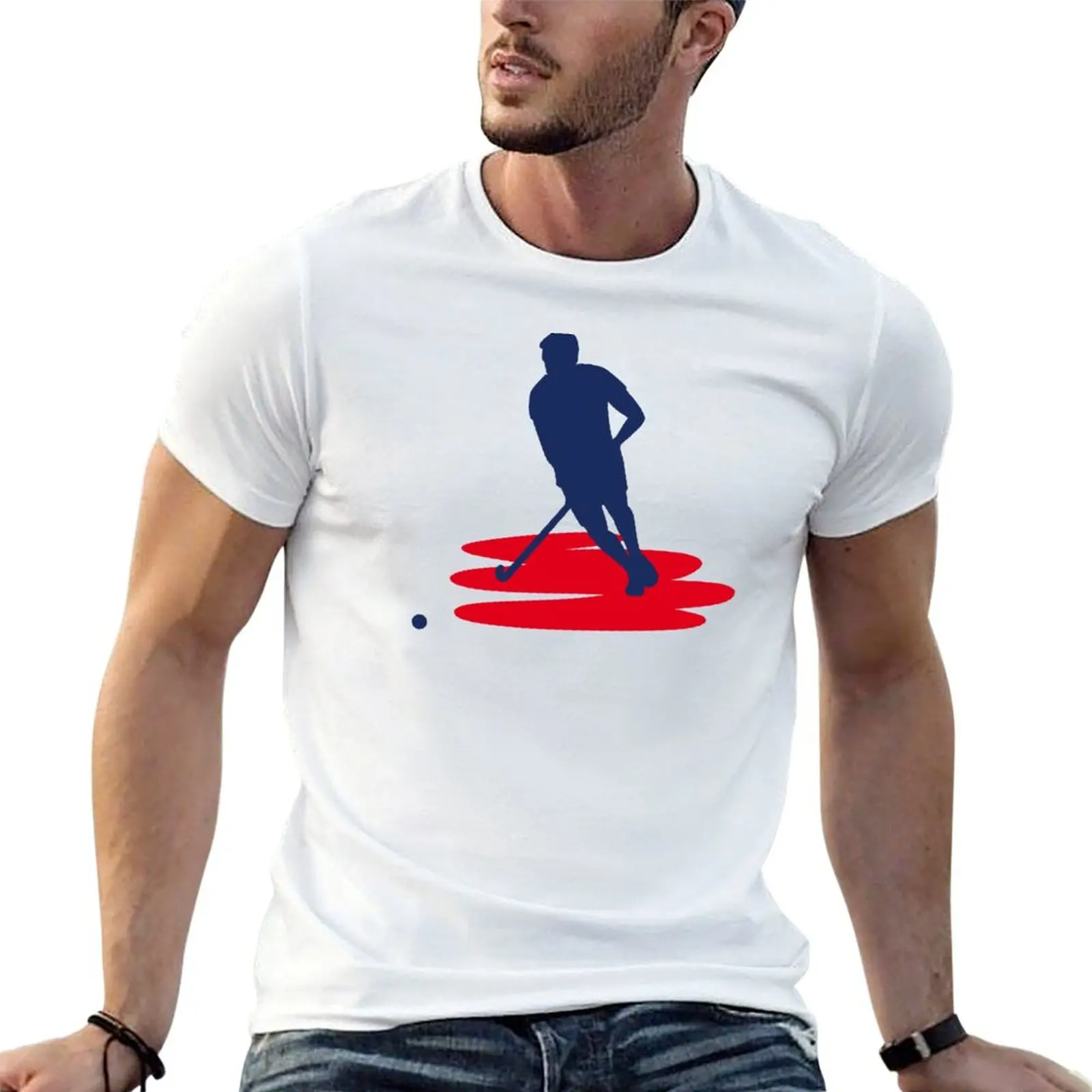 

graphic Hockey t Field man shirts shirt man funny t Player T-Shirt