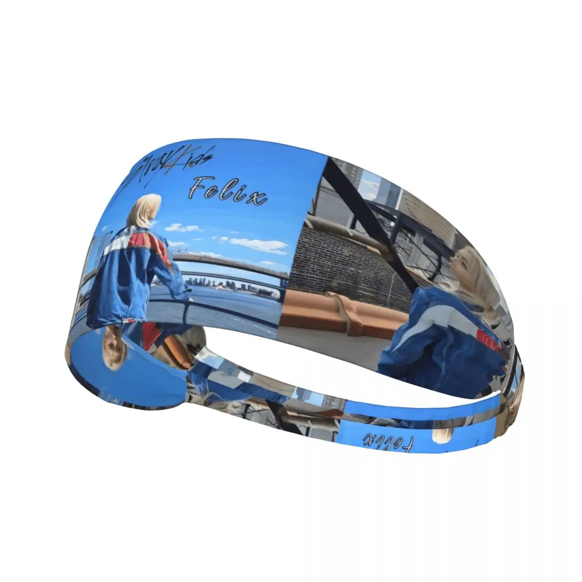 

Custom Rock Fashion Kpop Stray Kids Workout Sweatband Men Women Non Slip Absorbent TV program Headbands Cycling