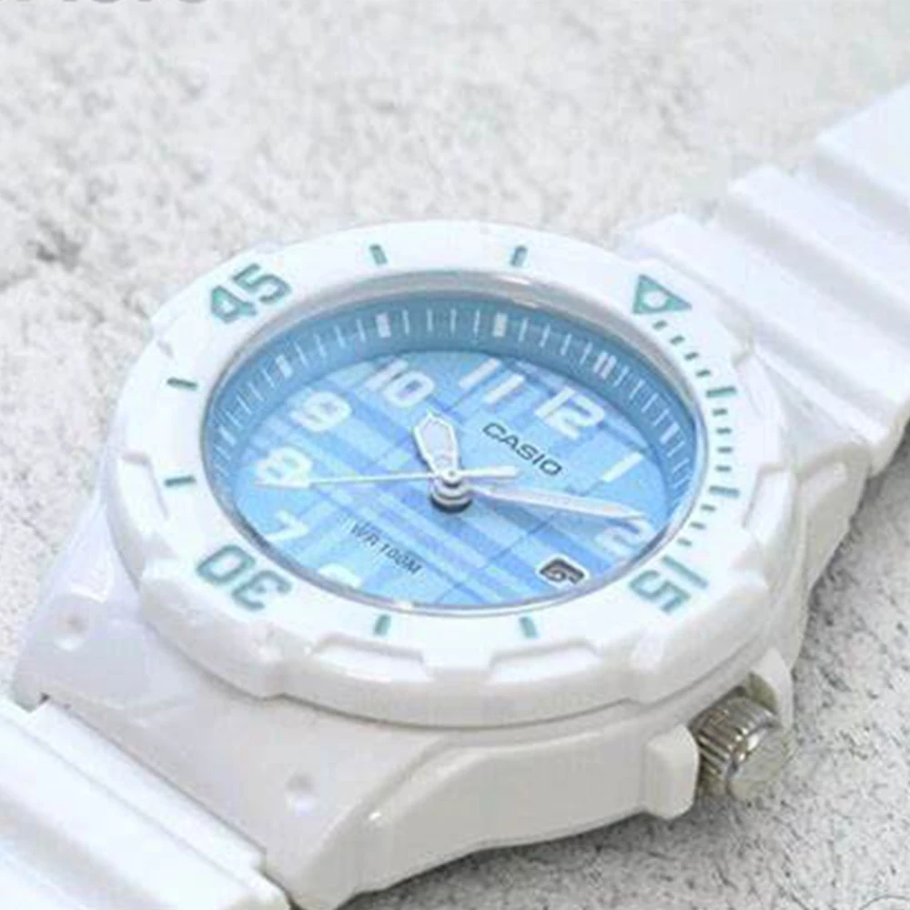 Casio women watch Casual Transparent Sport Watch Lover's Gift Clock Waterproof bright colors fashion reloj para mujer LRW-200H