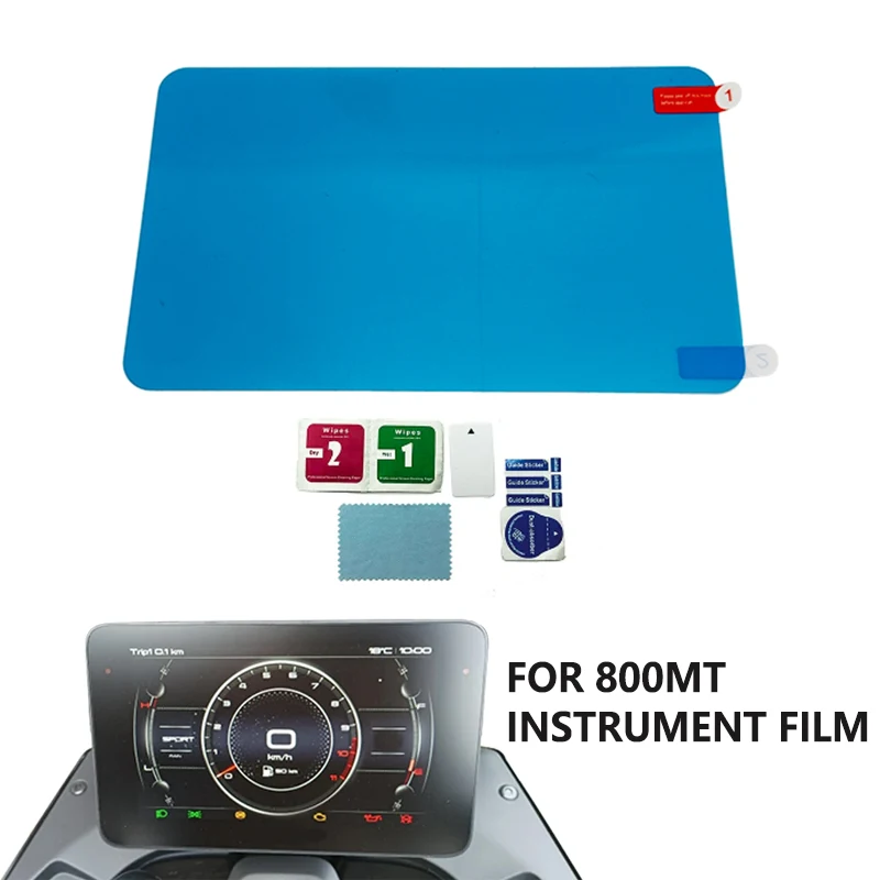 For CFMOTO 800MT 800 MT 800 MT800 2021 2022  Instrument Cluster Scratch Screen Protection Film Dashboard Screen Protector