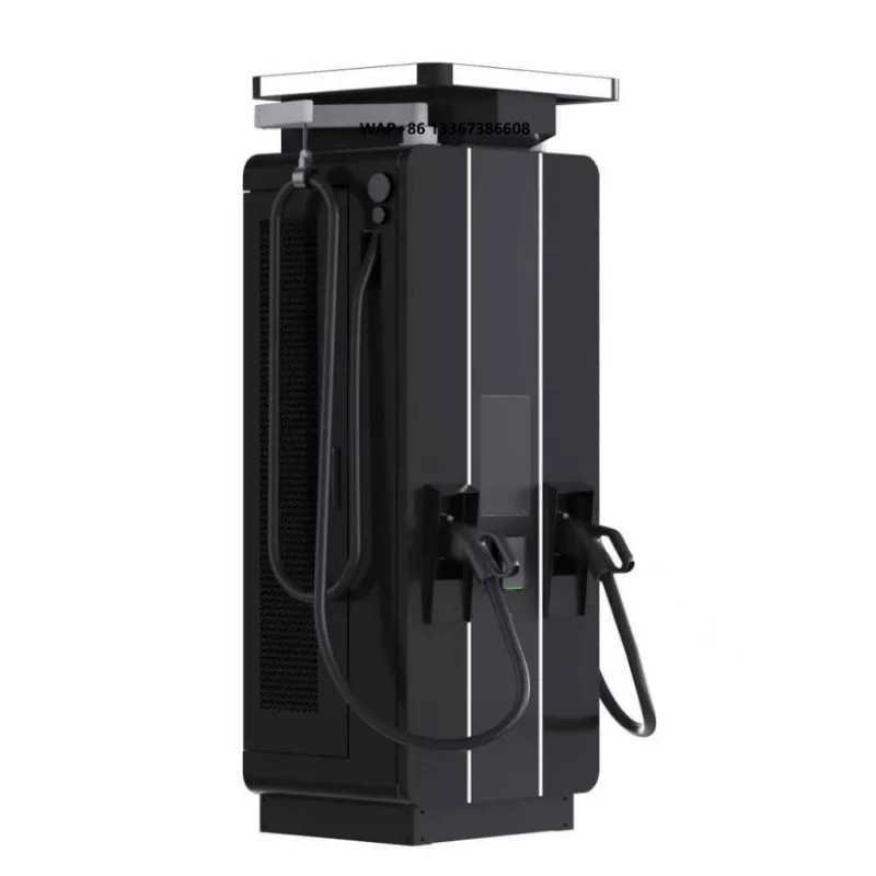 DC Fast EV Charging Station Interface Floor Stand and Double