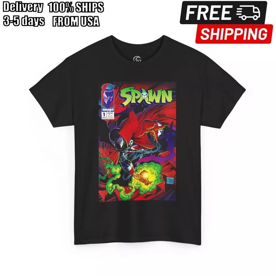 Camiseta vintage de la serie de cómics Spawn, Spawn No. 1 camiseta de cómic, McFarlane Comics