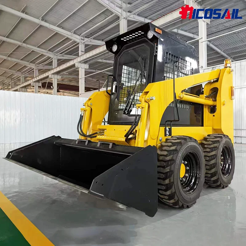 حار بيع البسيطة انزلاق لودر CE المعتمدة الجبهة نهاية محمل عجلة جرافة انزلاقية مع المرفقات #1