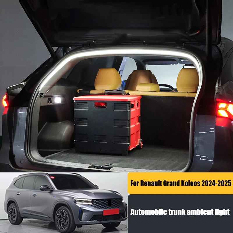 

For Renault Grand Koleos 2024 2025 Automobile trunk ambient light LED lighting strip interior decoration