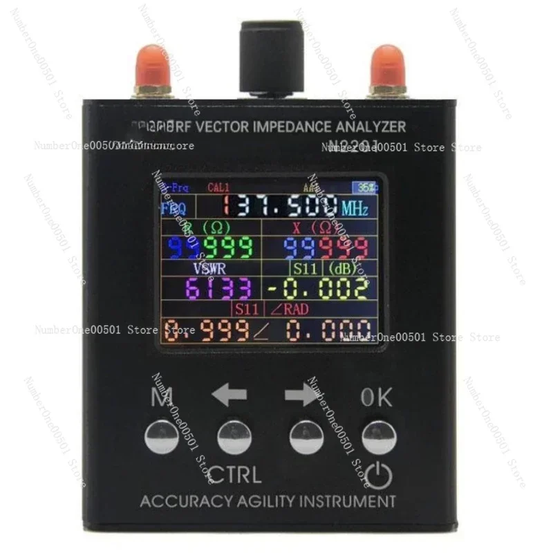 English Verison  N2061SA 1.1mhz to 1300MHz RFID 1.1MHz-1300MHz UV RF Vector  Antenna Analyzer Meter Tester