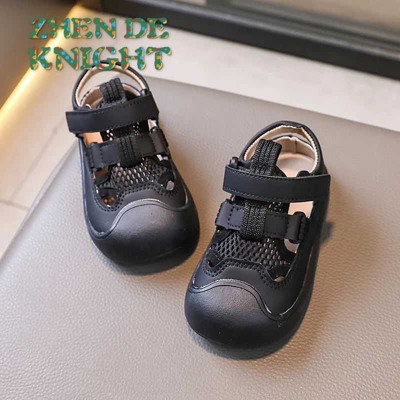 Summer New Children's Beach Shoes Mesh Children's Shoes Boys Closed-toe Sandals Breathable Girls Sports Sandals